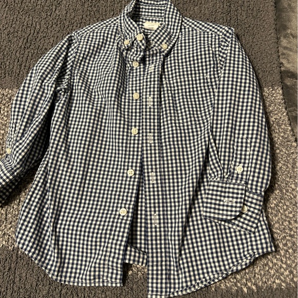Crewcuts Other - Crewcuts Gingham Button Down Shirt with Classic Collar